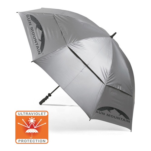 Sun Mountain Dual Canopy CHROME UV Umbrella (50SPF)