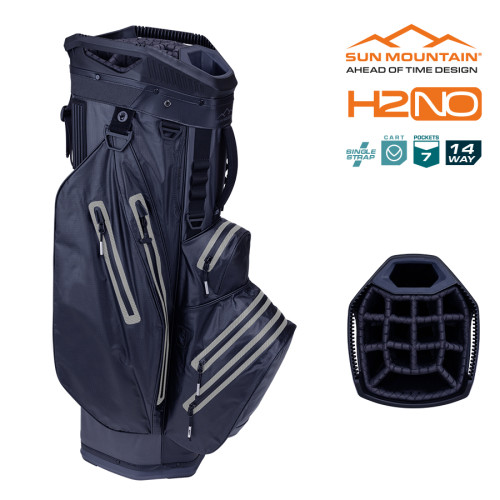 2024 Sun Mountain H2NO Lite Cart Bag (No Logo - Perfect for Embroidery)