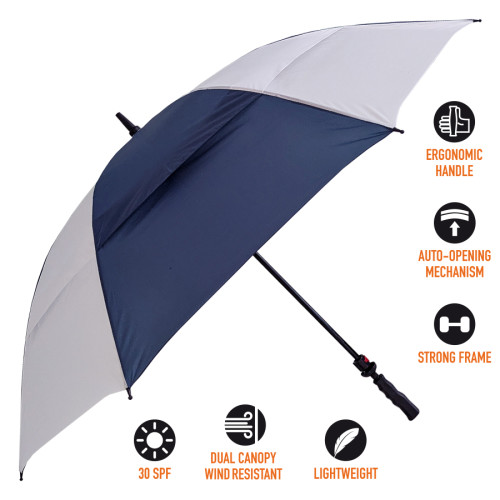 Golf Umbrella (No Logo - Perfect For Bespoke Screen Printing)