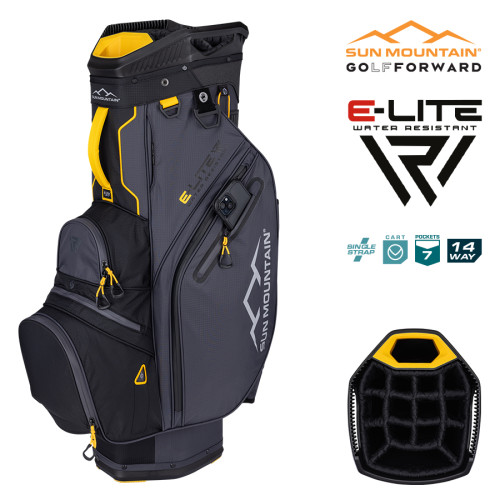 2025 Sun Mountain E-LITE 14-Way Cart Bag