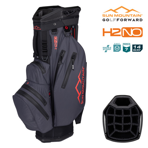 2025 Sun Mountain H2NO Lite 14-Way Cart Bag