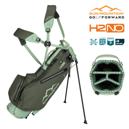 SUN MOUNTAIN H2NO オレンジ スタンドバッグ H2NO 14-WAY STAND BAG – Sun Mountain Sports