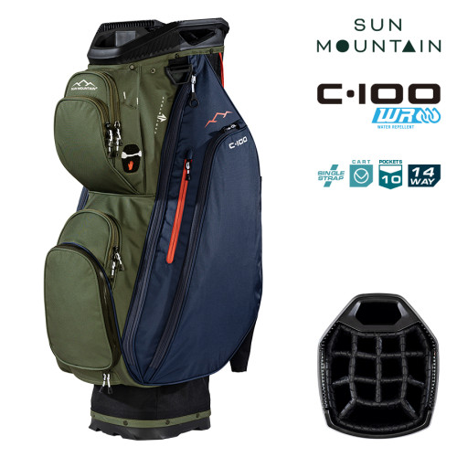 2026 Sun Mountain C-100 14-Way Cart Bag