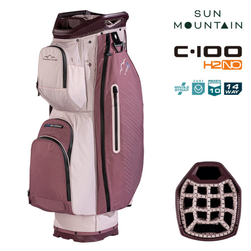 2026 Sun Mountain C-100 H2NO 14-Way Cart Bag