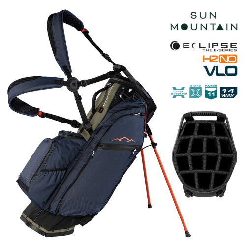 2026 Sun Mountain Eclipse E4.5 VLO H2NO 14-Way Hybrid Bag