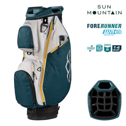 2026 Sun Mountain Forerunner 14-Way Cart Bag