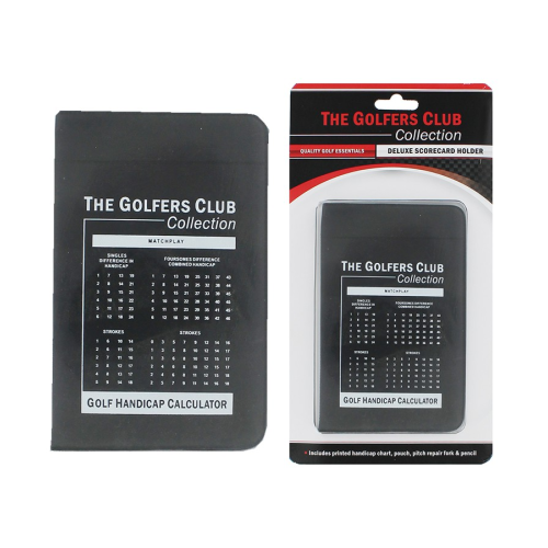 Deluxe Card Holder With Handicap Chart