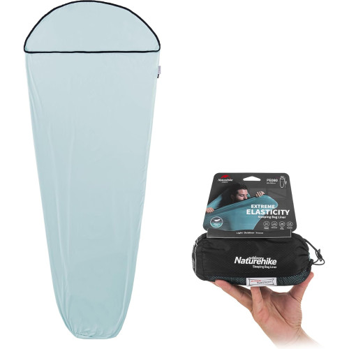 Naturehike - High Elasticity Sleeping Bag Liner - Sea Salt Blue