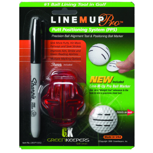 Line M Up Pro Golf Ball Marking System (Includes Sharpie Marker)
