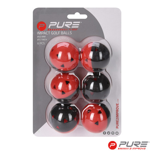 Pure2Improve Golf Impact Balls (x6)