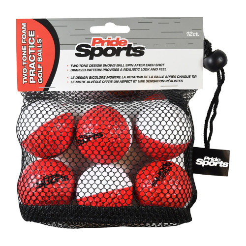 Pride Sports Two-Tone Foam Practice Balls