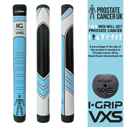 iGrip VXS Oversized Straight Putter Grip - Supports Prostate Cancer UK