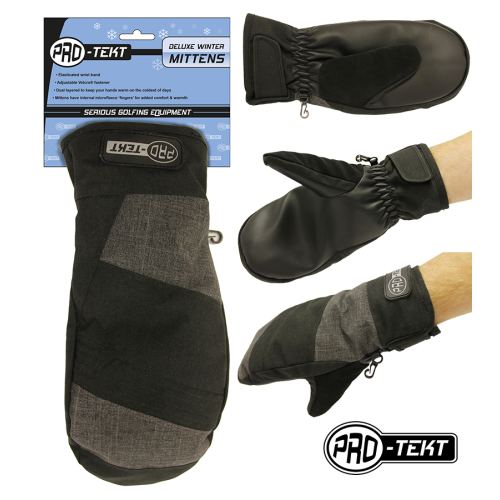 Pro Tekt Deluxe Winter Golf Mittens