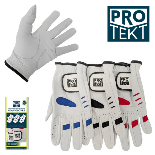 Pro-Tekt Mens Premium Leather Glove 3 Pack