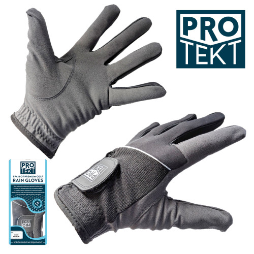 Pro-Tekt Mens Premium Pair Golf Rain Gloves
