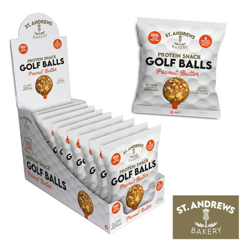 Golf Ball Protein Snacks - Peanut Butter (Box of 10)