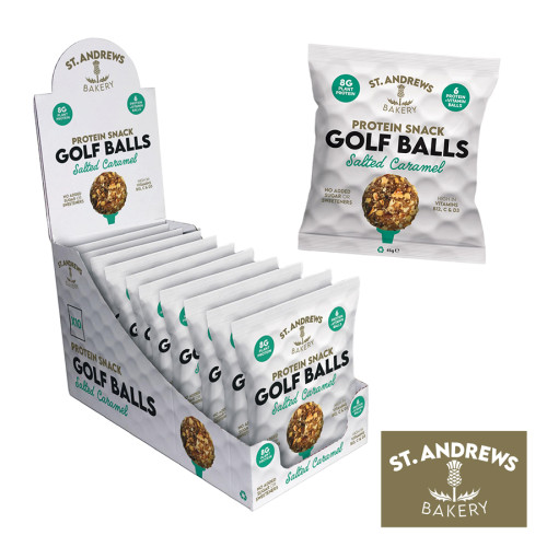 Golf Ball Protein Snacks - Salted Caramel (Box of 10)