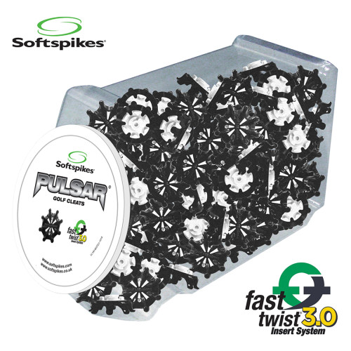 Softspikes Pulsar - Fast Twist 3.0 (Bulk Bowl) - Black/White
