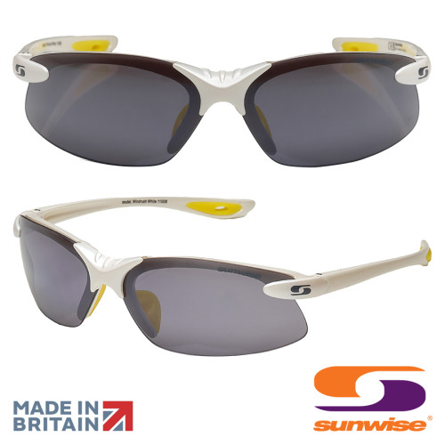 Sunwise Sprint Golf Sunglasses - Pearl White