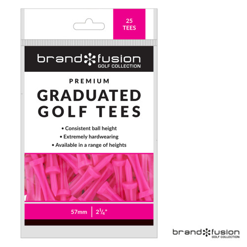 Graduated Plastic Tees - Standard Pack