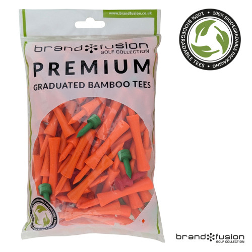 Graduated Bamboo Tees (Mixed Bulk Pack 67, 31 & 27mm)