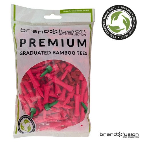 Graduated Bamboo Tees (Mixed Bulk Pack 57, 31 & 27mm)