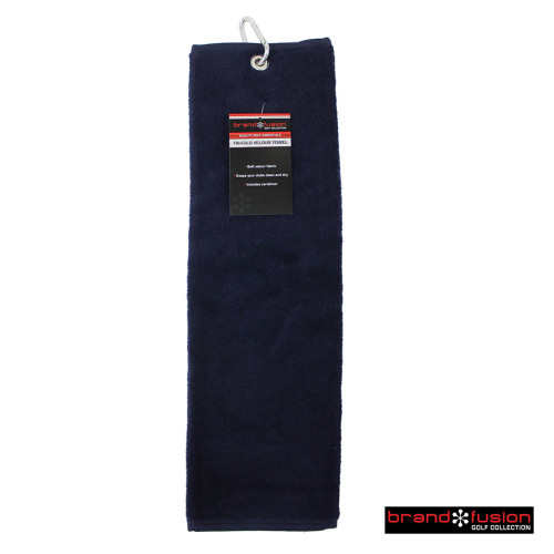 Tri-Fold Velour Golf Towel