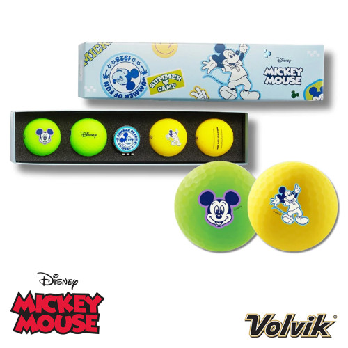 Volvik Vivid Soft Disney Golf Ball & Marker Gift Pack
