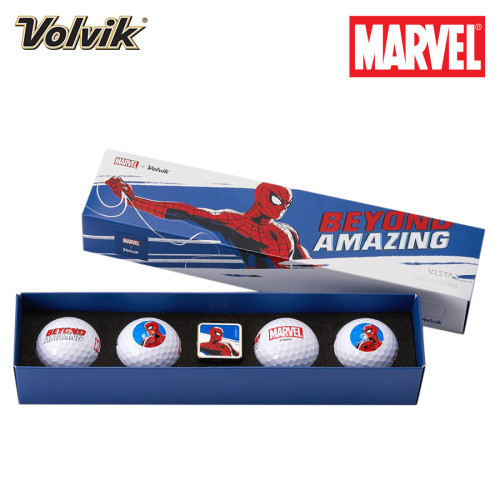 Volvik VISTA 3 Marvel Spider-Man Golf Ball Gift Set