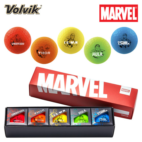 Volvik VIVID Marvel 5 Ball Gift Set
