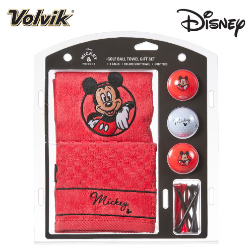 Volvik Disney Mickey Mouse Ball, Towel & Tee Set