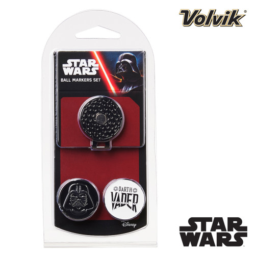 Volvik Star Wars Darth Vader Hat Clip & 2 Ball Marker Gift Set