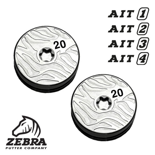ZEBRA 20g Sole Weights (x2)
