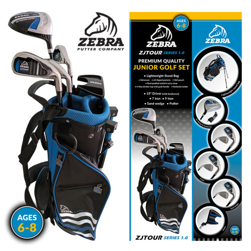 Zebra Golf Junior Tour Boxed Set