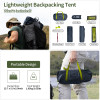 Naturehike - Cycling Ultralight 1 Man Tent + Mat - Navy Blue