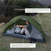 Naturehike - Cycling Ultralight 1 Man Tent + Mat - Navy Blue