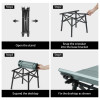 Naturehike - Portable Folding Table - Khaki - Small