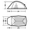 Naturehike - Cycling Ultralight 1 Man Tent + Mat - Forest Green