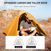 Naturehike - Cycling Ultralight 1 Man Tent + Mat - Forest Green