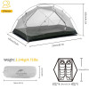 Naturehike - Cloud Up BASE Series 2 Person Tent - Wax Bee Orange