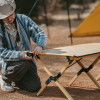 Naturehike - Folding Egg Roll Table - Large - Oak Wood 117x60x44cm