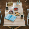 Naturehike - Folding Egg Roll Table - Large - Oak Wood 117x60x44cm