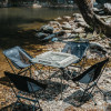 Naturehike - Casual Aluminium Folding Table - Medium - Titanium