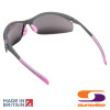 Sunwise Peak Golf Sunglasses - Grey / Pink