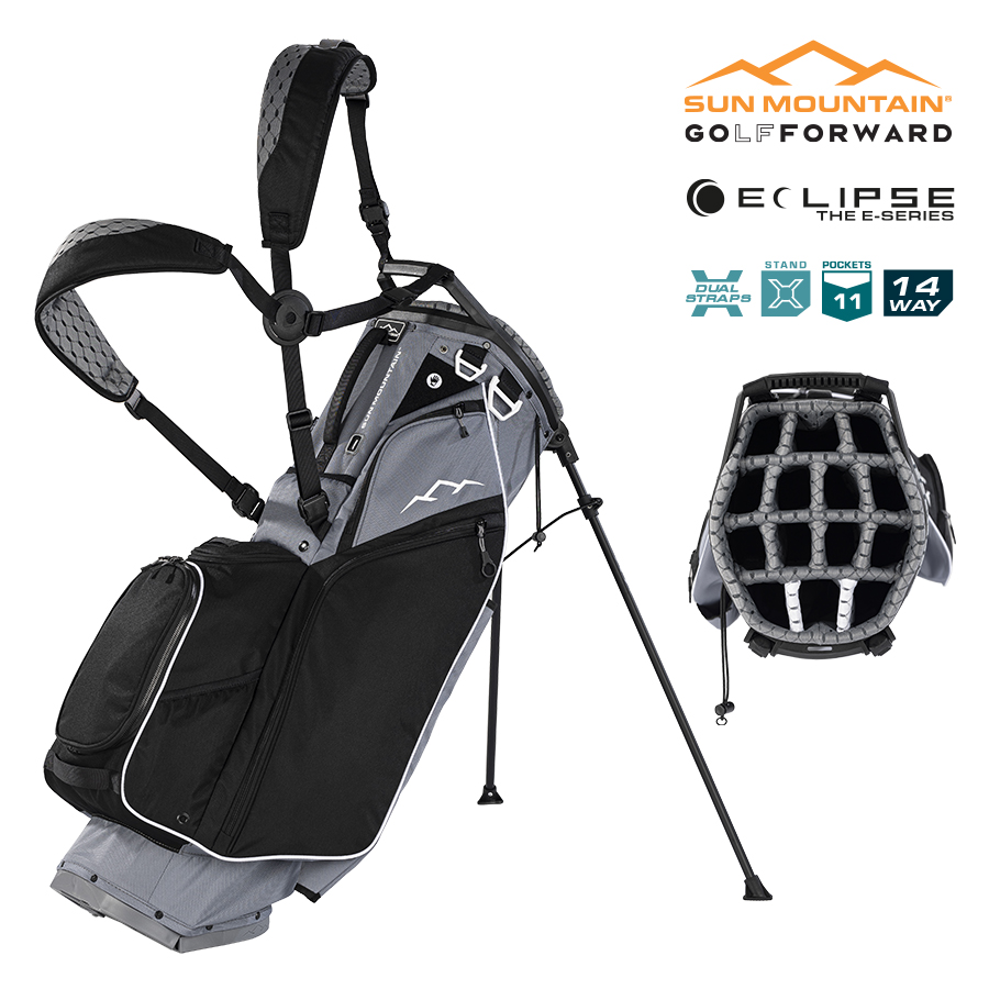 SUN MOUNTAIN THREE.5 ゴルフバッグ Product Display Sun Mountain Three 5 DLX Stand Bag at